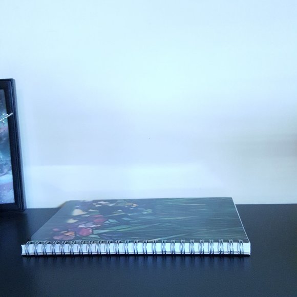 2/$20 Art Print Flower Unlined Pages Spiral Notebook - Picture 12 of 16